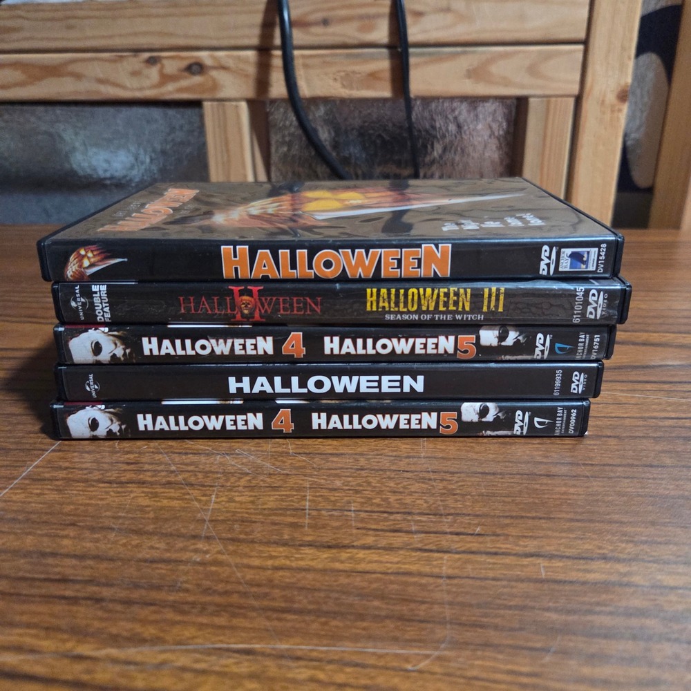 Halloween Movie Collection DVD Lot Michael Myers 1 2 3 4 5 2018 Horror Slasher
